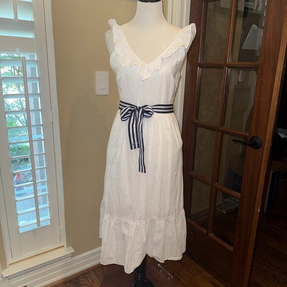 Vinyard Vines Target Seersucker midi Dress - Picture 1 of 3